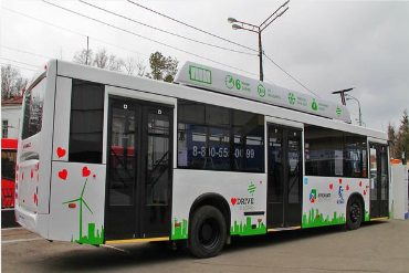 City electric bus KAMAZ 6282