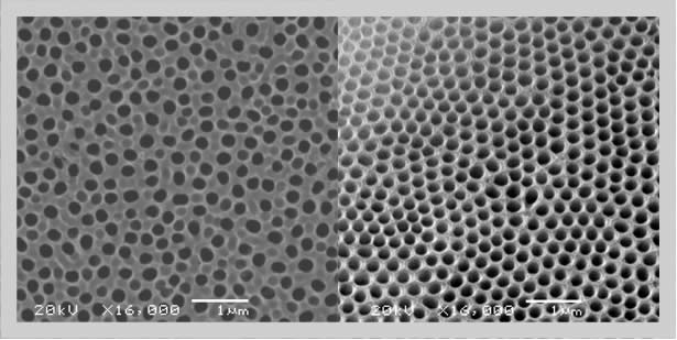 Наноразмерные мембраны на основе пористого анодного оксида алюминия