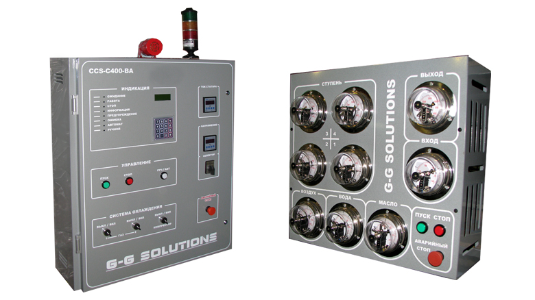 Microprocessing automatic control system of gas compressor CCS-C400