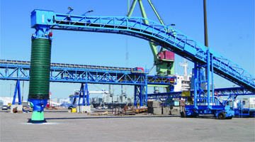 Belt conveyors and conveyor transport systems