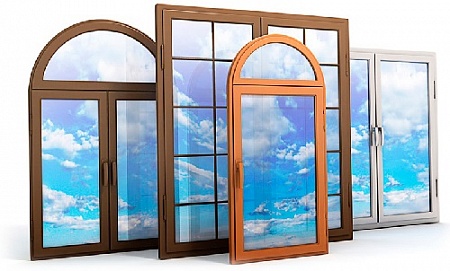 Windows, doors, stained-glass windows, entrance groups
