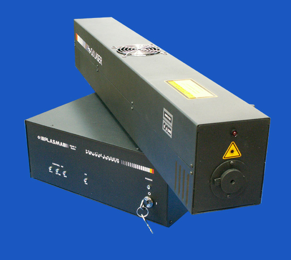 Laser Helium-Cadmium (He-Cd) Model dengan generasi pada panjang gelombang 0,32 mikron