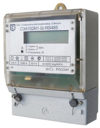 COUNTERS OF ACTIVE ELECTRIC ENERGY SINGLE-PHASE ELECTRONIC MULTI-TARIFF SEA102