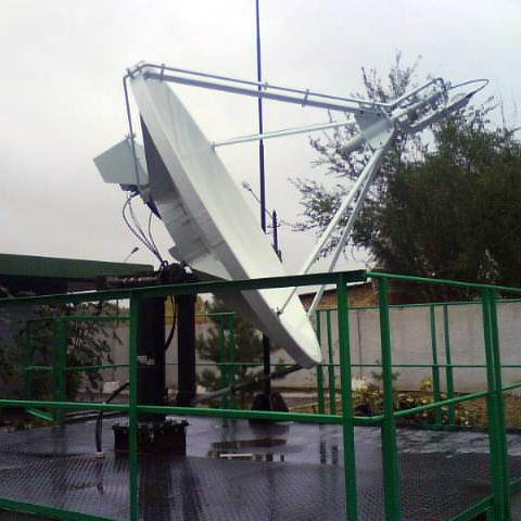 Station of satellite communication subscriber 
