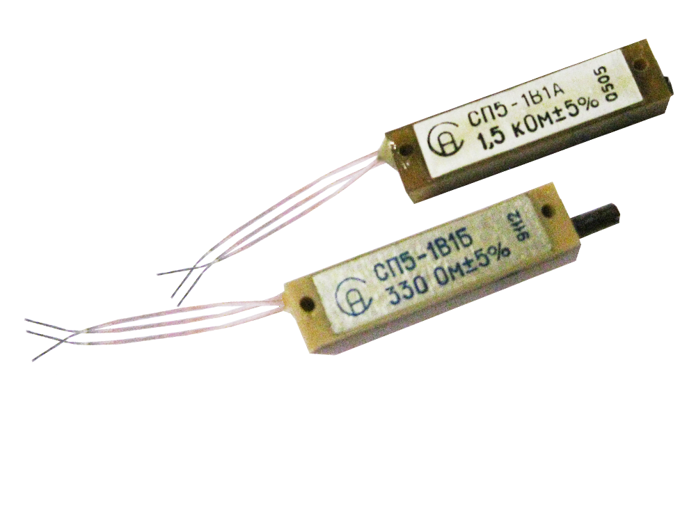 Resistors SP5 - 1B1 and SP5 - 4V1