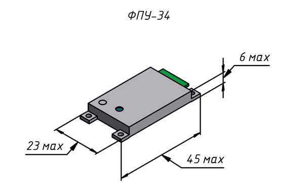 Photodetector-34 of intermediate accuracy