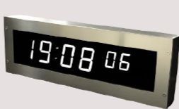 Digital clock for cleanrooms and operating rooms
