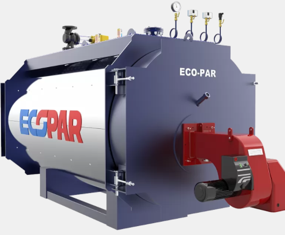 Steam boiler, steam generator ECO-PAR 0.7 bar 100 - 10000 kg / h