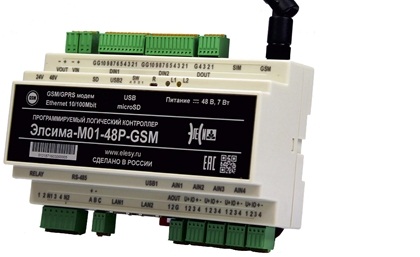 Программируемый логический контроллер Элсима-М01