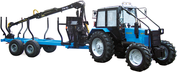 Машина лесная погрузочно-транспортная BELARUS МПТ-461.1