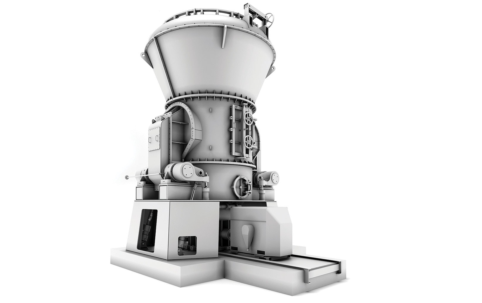 Medium speed roller mill of MVS type (bowl mill)
