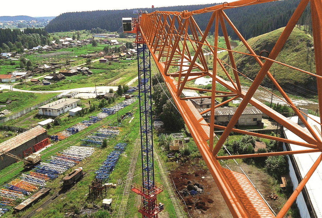 Top-slewing flat-top tower cranes TDK-8.180 SE LT