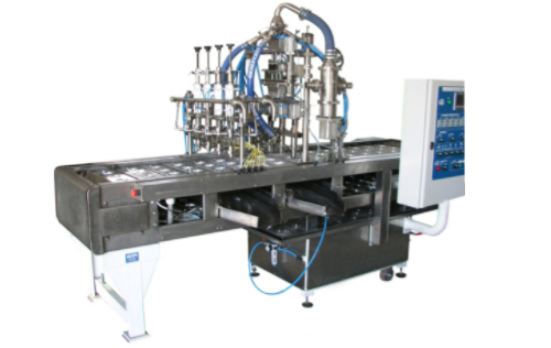 Automatic four-way filling machine