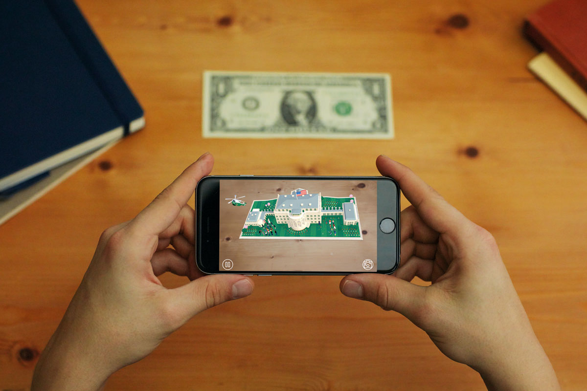 Creating augmented reality (AR) to order
