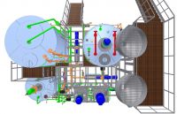 Modular plant for the production of semi-finished products