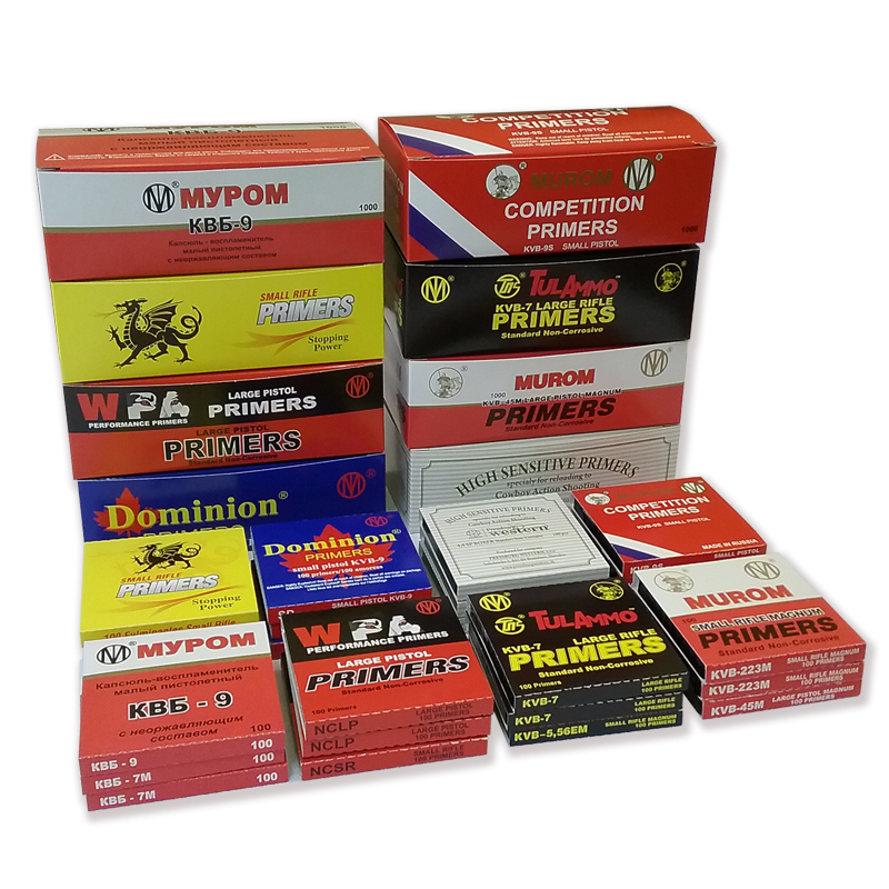 Primers for cartridges of service, sportive & hunting arms
