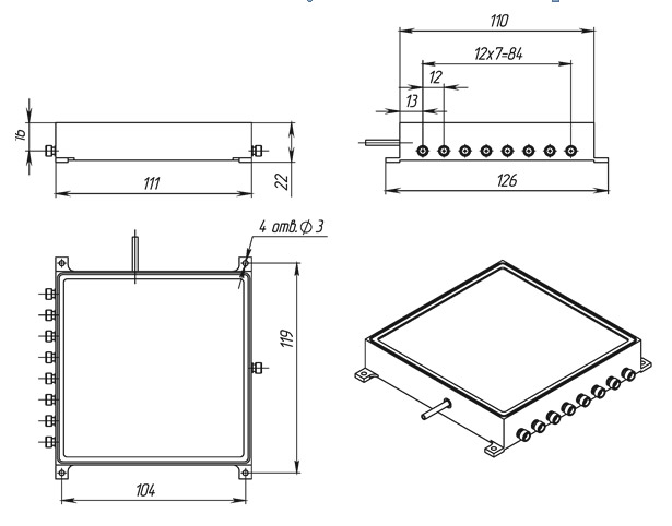 Сумматоры мощности на восемь каналов