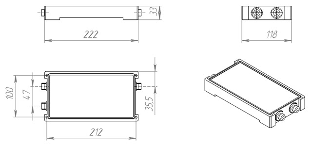 Полосковый квадратурный мост