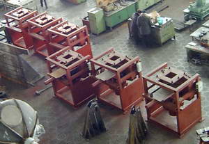 Installation mold for the production of brick by the non-firing method
