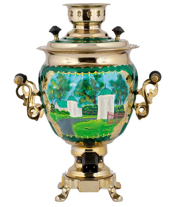 Samovar with painting 