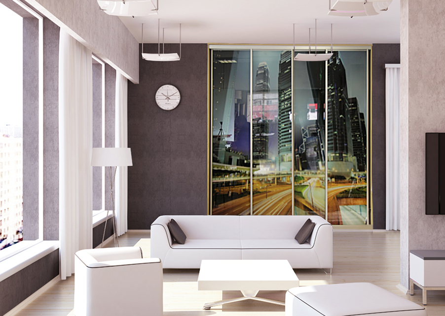 Шкаф-купе с фотопечатью