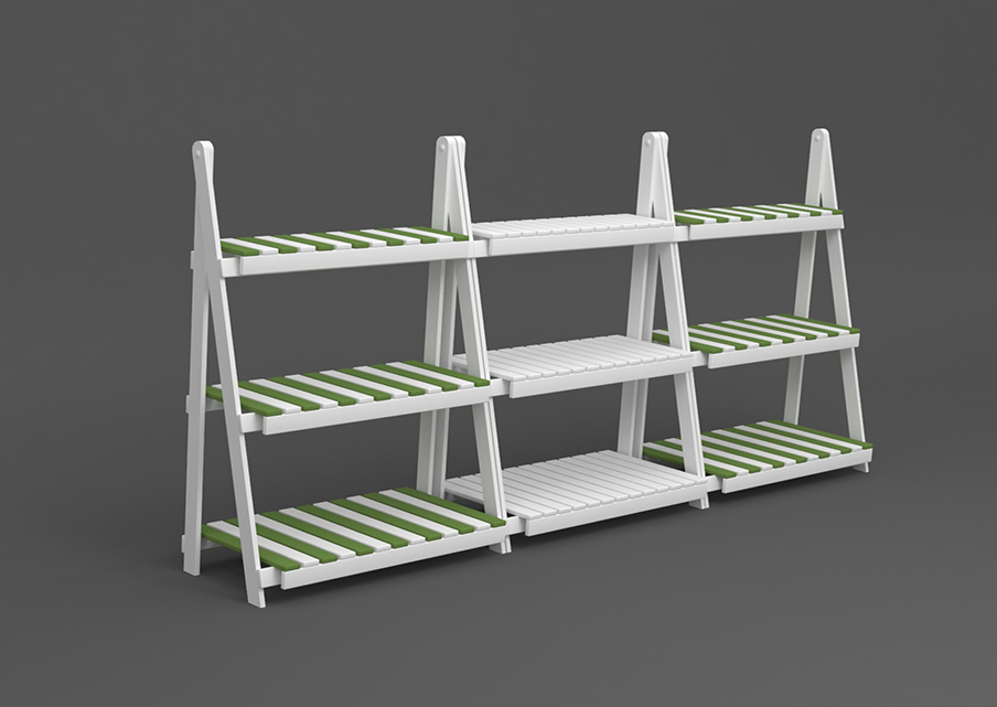 Shelf for flowers (folding)