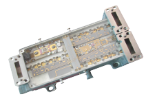 Многоканальные гибридно-интегральные малошумящие приемные модули СВЧ