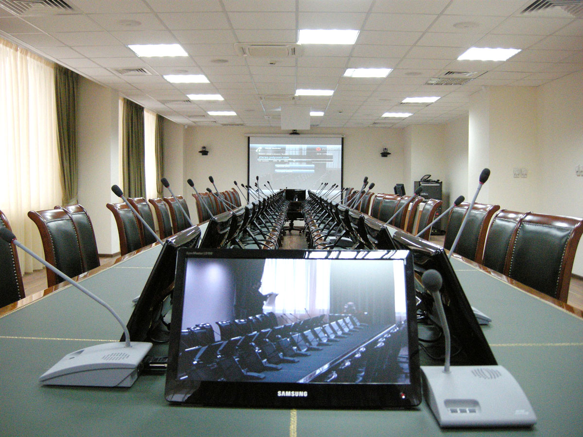 Conference hall telecommunication system