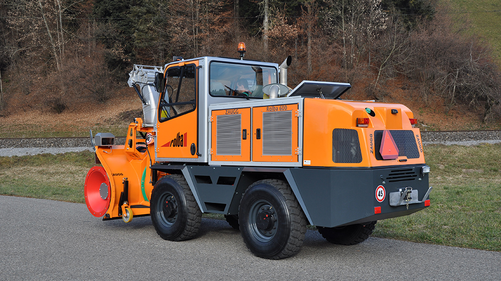 Zaugg Rolba 600 Power-Propelled Milling-Rotary Snowremover