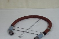 Rubber sleeves with metal braids