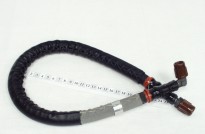 Rubber sleeves with metal braids