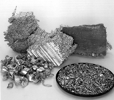 Кальций дистиллированный в виде кусков, стружки, крупки и гранул