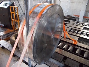 Bandsaw cutting of materials and alloys