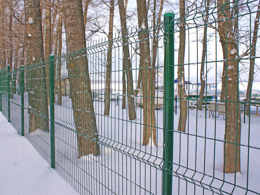 Fencing of sports fields from panels