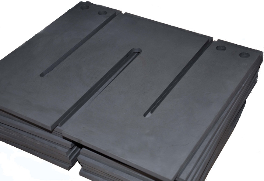 Graphite heaters and current leads (heating elements)