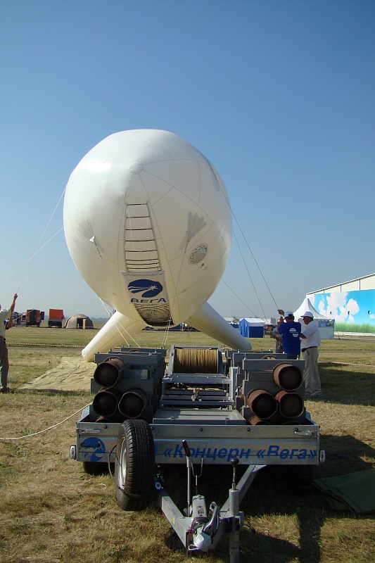 Mobile aerostat complex of monitoring and relaying 
