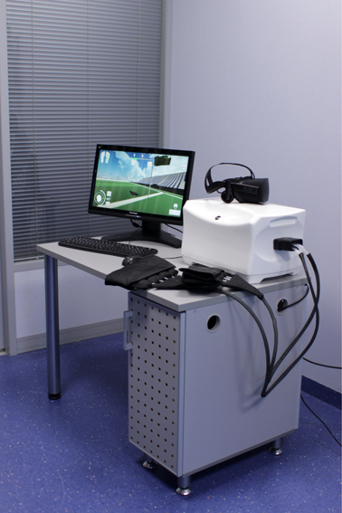 Simulator for rehabilitation after stroke