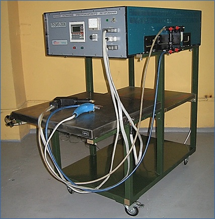 INSTALLATION OF MANUAL ELECTROSPARK ALLOYING IMESA-2006
