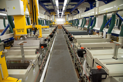 The laser cutting site
