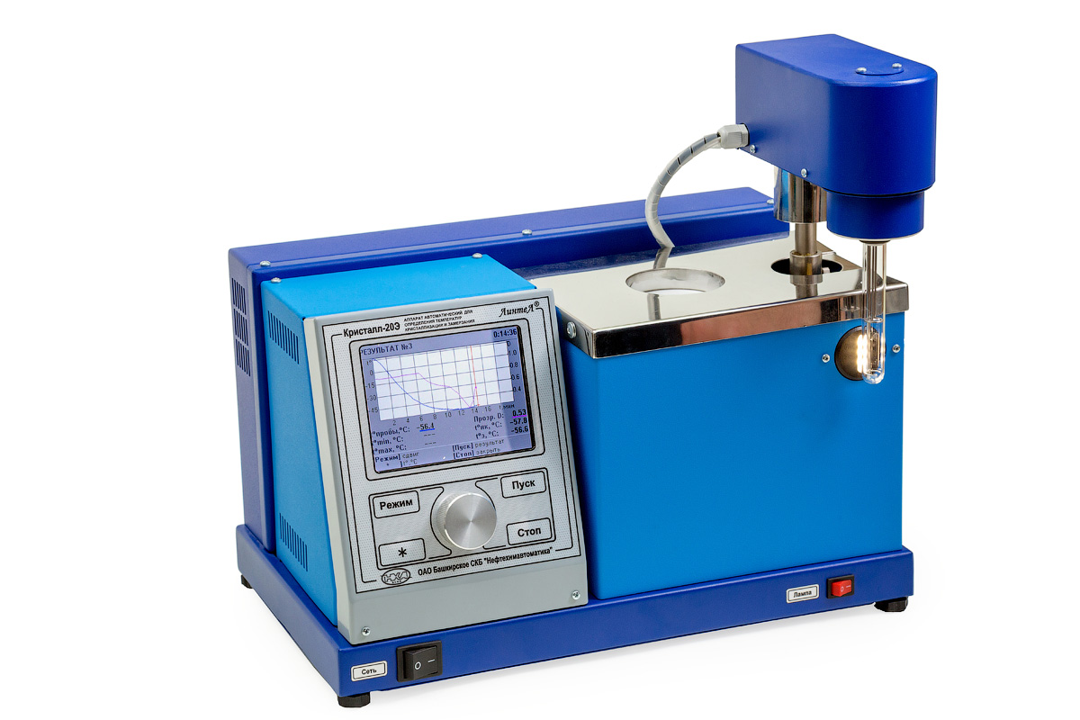 ЛинтеЛ Кристалл-20Э Аппарат автоматический для определения температур кристаллизации и замерзания