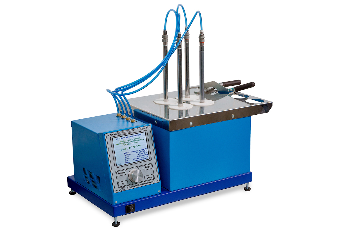 ЛинтеЛ ТСРТ-10 Аппарат для определения термоокислительной стабильности топлив для реактивных двигателей в статических условиях 
