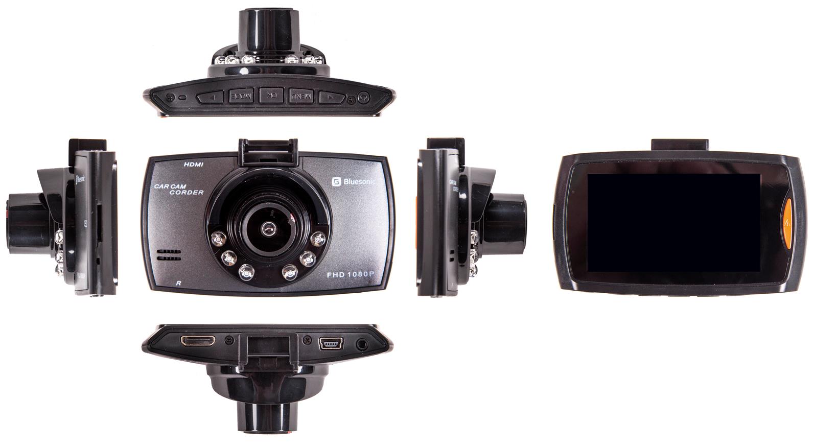 Видеорегистратор автомобильный Bluesonic BS-B102 PRO (2 камеры, Full HD + VGA, ночная съемка)