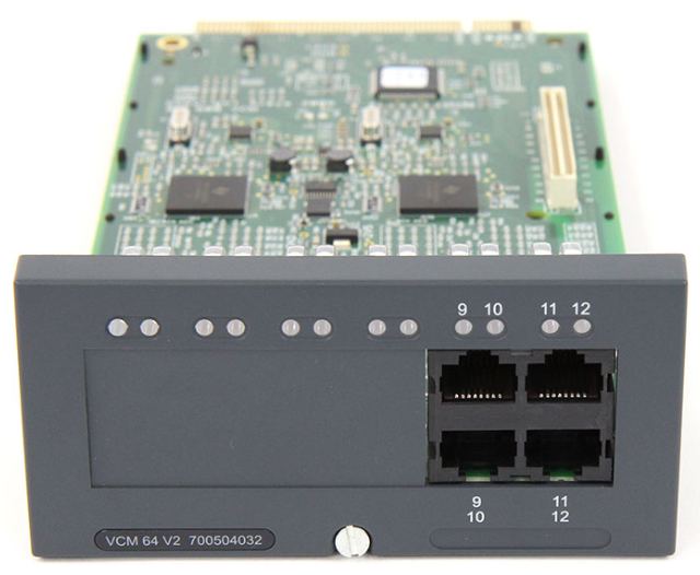 Internal expansion card. IP telephony resource module – up to 64 channels