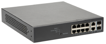 Network switch 8 PoE ports with a set of transceivers