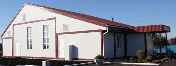 Pre-constructed buildings