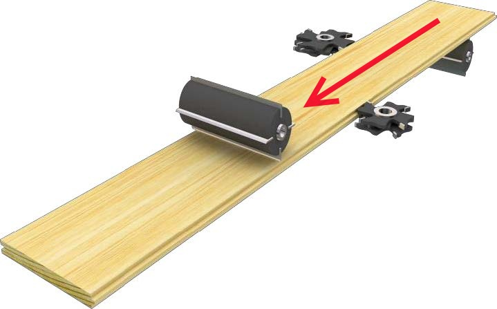 Станок четырёхсторонний продольно-фрезерный С-22