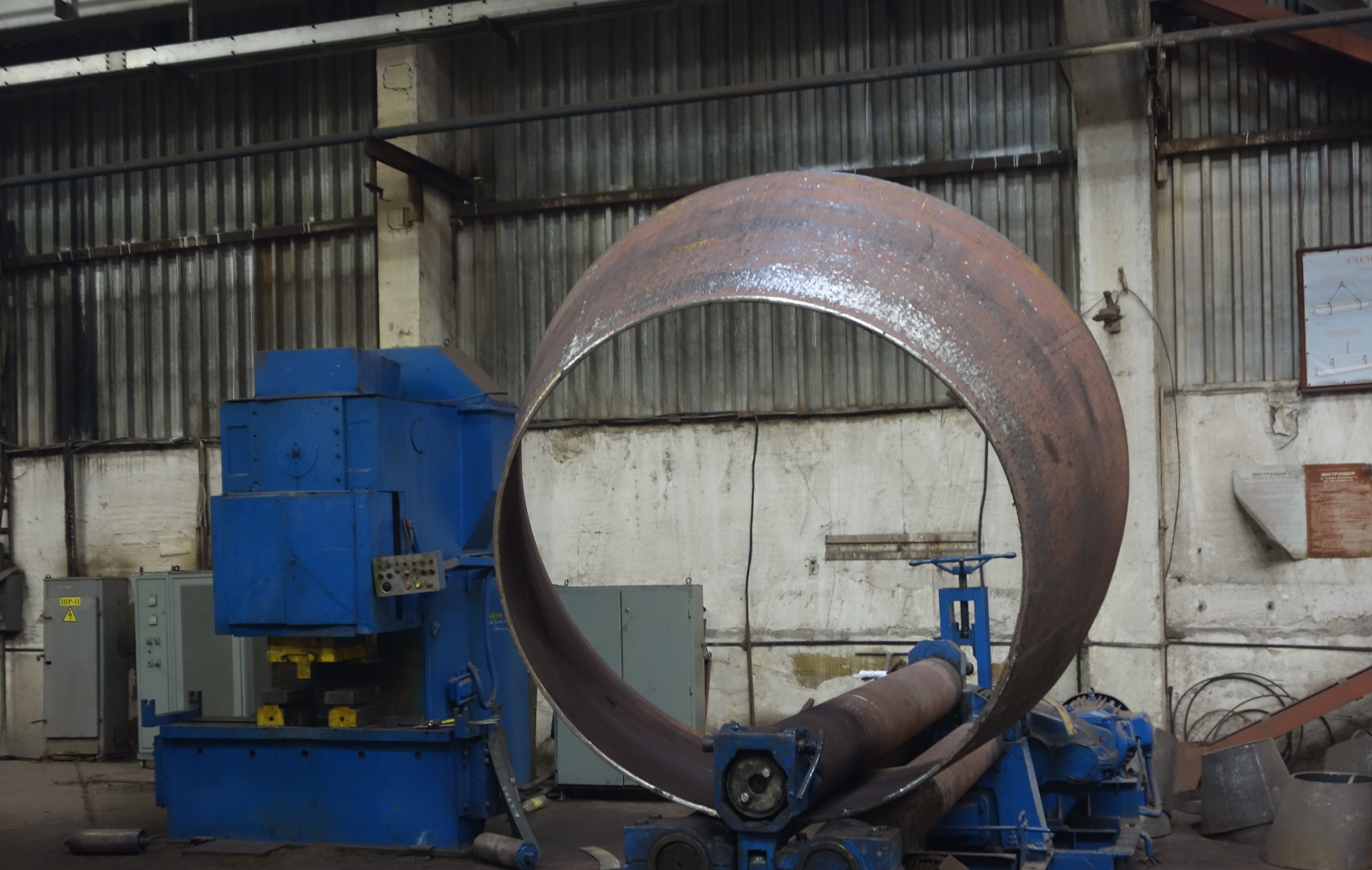 Пространственные металлоконструкции из круглой трубы