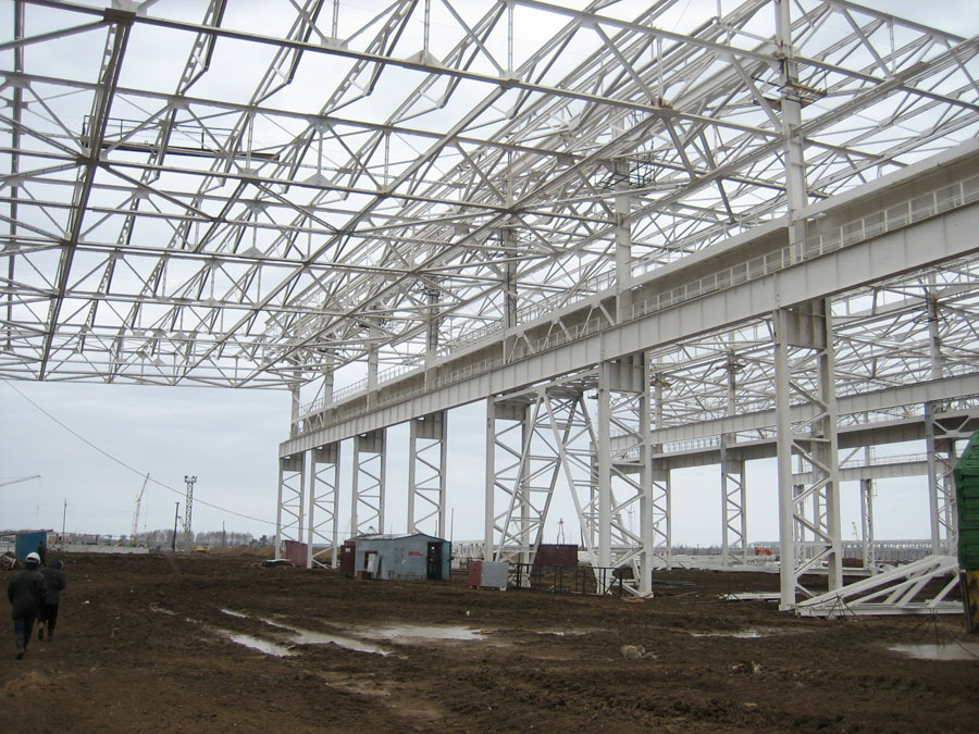 Металлоконструкции (каркасы зданий и сооружений)