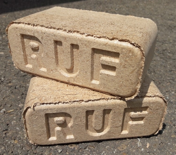RUF fuel briquettes