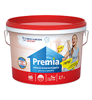 Paint for walls and ceilings moisture resistant Premia